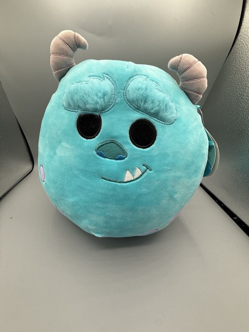 Disney Squishmallows Sulley Monsters Inc Kellytoy Plush 12” w/ Tags Pixar